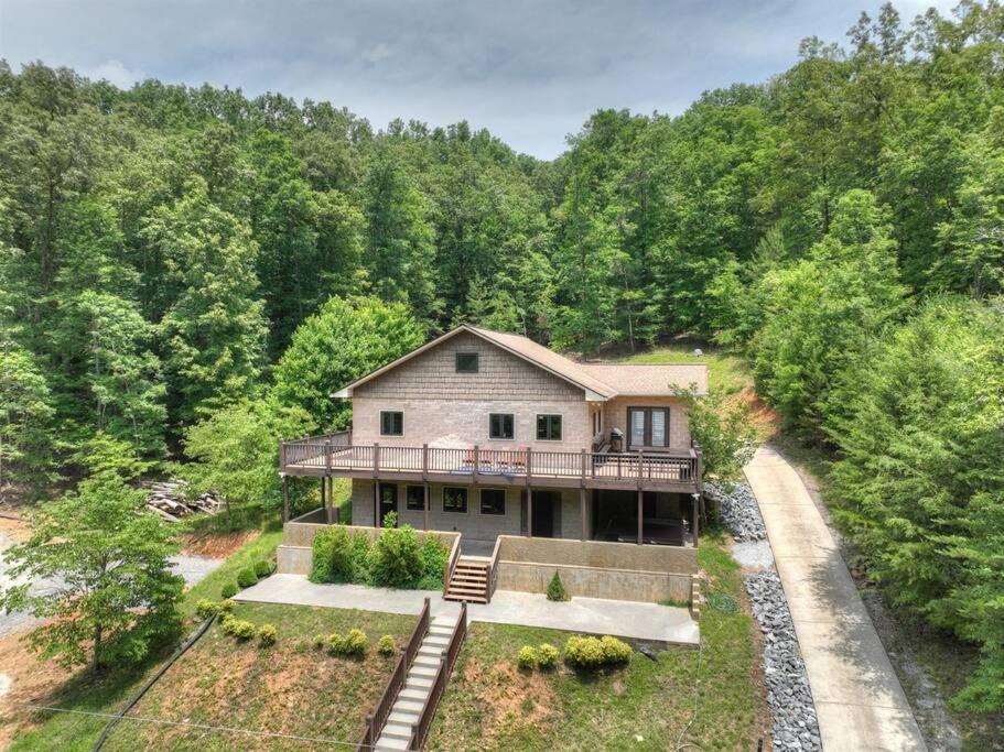 The Chariot - Creek Front With Hottub, Fire Pits, Billiards, Ev Charger - Sandalwood Stays Blue Ridge Exterior foto